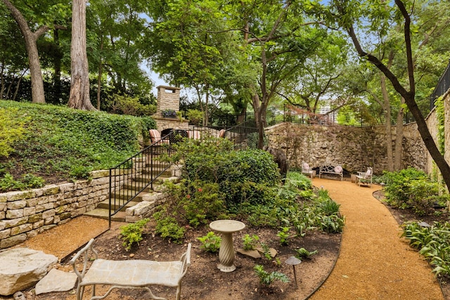 3725 Turtle Creek Blvd Unit A, Dallas, TX 75219 - view of yard featuring stairs