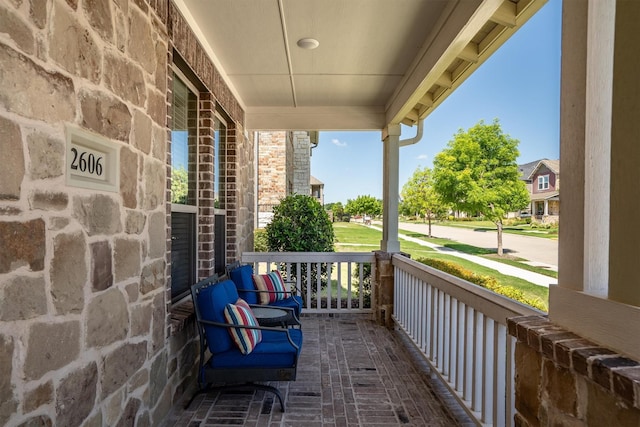 2606 High Cotton Ln, Garland, TX 75042 - balcony with covered porch