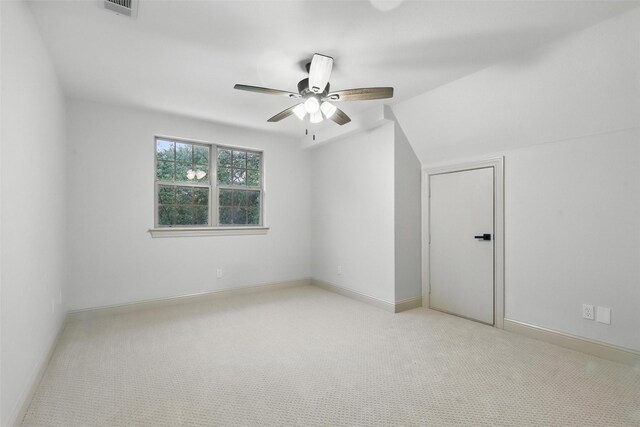 1430 Black Hawk Trl, Nemo, TX 76070 - bonus room with a ceiling fan, carpet floors, lofted ceiling, and baseboards