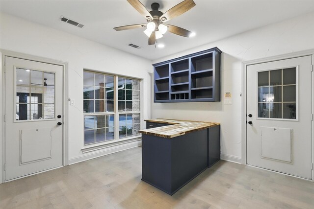 1430 Black Hawk Trl, Nemo, TX 76070 - unfurnished office featuring light wood finished floors and ceiling fan