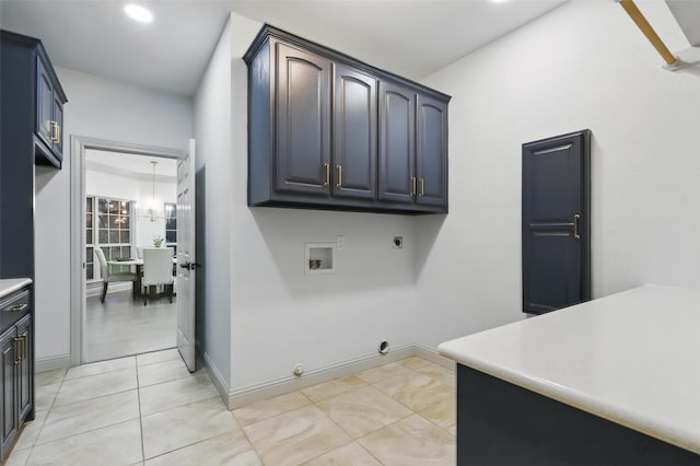 1430 Black Hawk Trl, Nemo, TX 76070 - clothes washing area with cabinet space, hookup for an electric dryer, washer hookup, hookup for a gas dryer, and recessed lighting