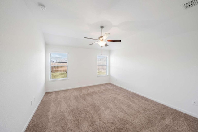 107 Mesa Verde Ct, Forney, TX 75126 - carpeted empty room with a ceiling fan, baseboards, and a smoke detector