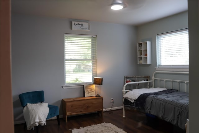 124 Circle Dr, Kaufman, TX 75142 - bedroom featuring wood finished floors and baseboards