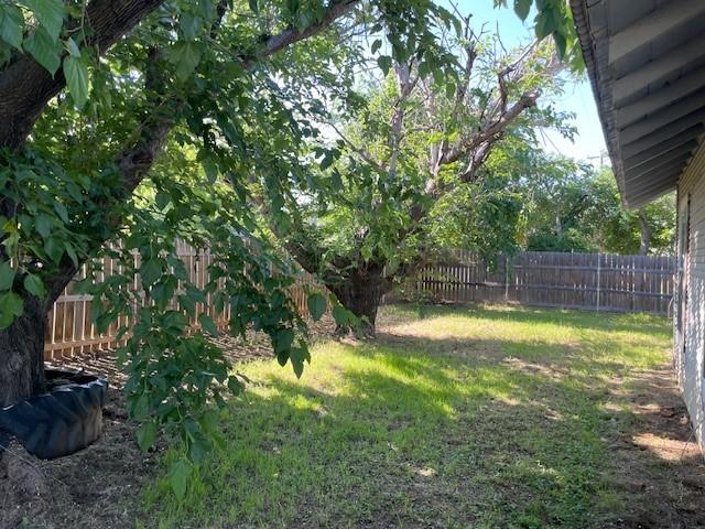 100 E Hill St, Woodson, TX 76491 - view of yard