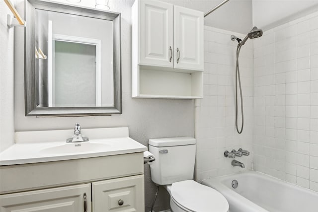 207 Bluebird Cir, Denton, TX 76209 - full bath with toilet, bathing tub / shower combination, and vanity