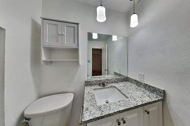 1625 Stockton Trl, Plano, TX 75023 - half bathroom featuring toilet and vanity