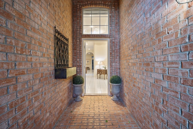 view of exterior entry