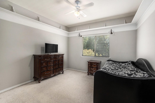 1516 Cheyenne Trl, Mansfield, TX 76063 - bedroom featuring carpet, baseboards, and ceiling fan