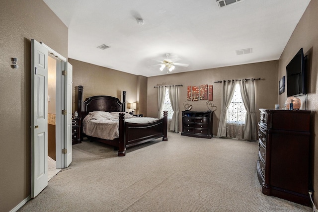 1516 Cheyenne Trl, Mansfield, TX 76063 - bedroom with light carpet and a ceiling fan