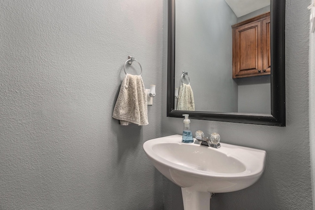 1516 Cheyenne Trl, Mansfield, TX 76063 - bathroom with a sink and a textured wall
