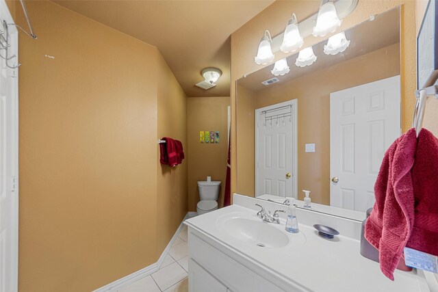 905 Sonora Dr, Allen, TX 75013 - bathroom with tile patterned flooring and vanity