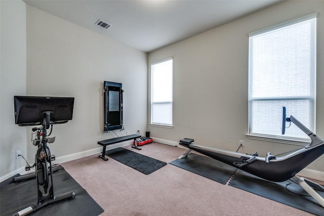 4388 Argyle Ln, Frisco, TX 75034 - workout area with baseboards and carpet floors