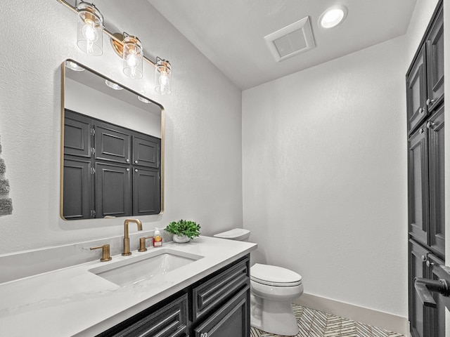 1551 Lower Tonk Valley Rd, Graham, TX 76450 - bathroom with toilet and vanity