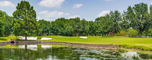 5158 Westgrove Dr, Dallas, TX 75248 - view of home's community with view of golf course, a lawn, and view of scattered trees