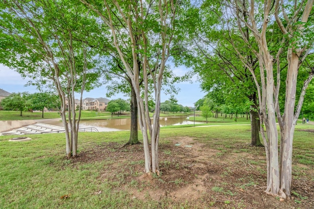 313 W 7th St, Irving, TX 75060 - view of green lawn with a water view