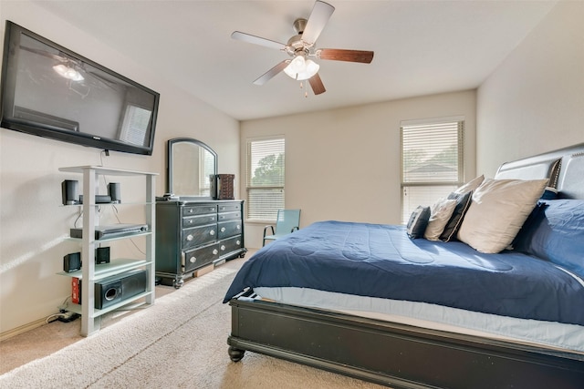 6712 Eliza Dr, Arlington, TX 76001 - bedroom featuring carpet flooring and a ceiling fan