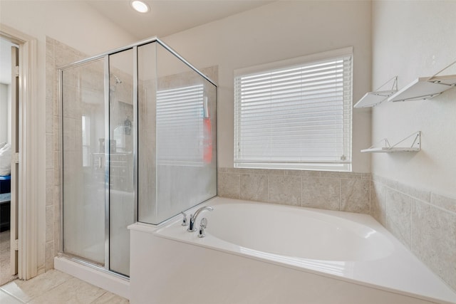 6712 Eliza Dr, Arlington, TX 76001 - full bathroom featuring a stall shower and a bath