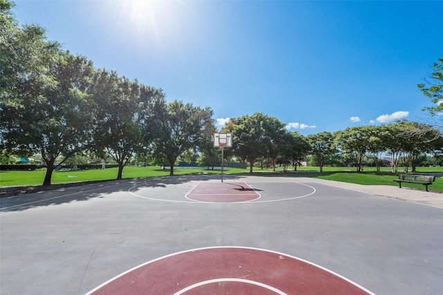 2466 Campfire Ln, Frisco, TX 75033 - view of sport court with community basketball court and a yard