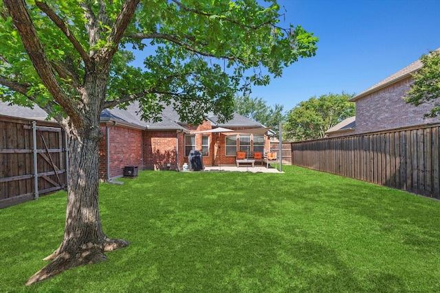 6436 Branchwood Trl, The Colony, TX 75056 - view of yard featuring a patio