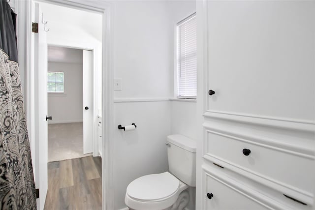 19413 US Highway 79 E, Jacksonville, TX 75766 - bathroom featuring wood finished floors and toilet