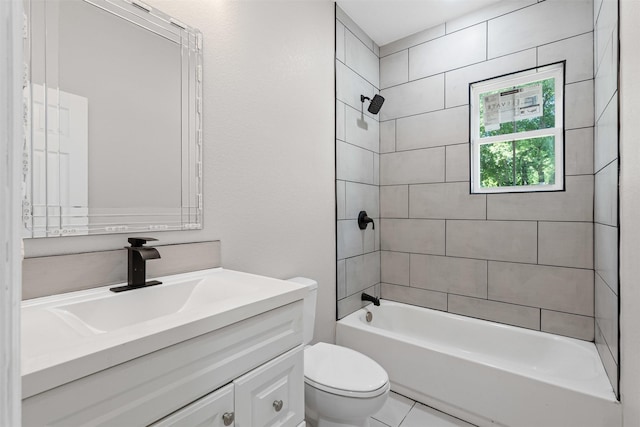 2636 Carter Ave, Fort Worth, TX 76103 - full bath with vanity, toilet, and shower / bathtub combination
