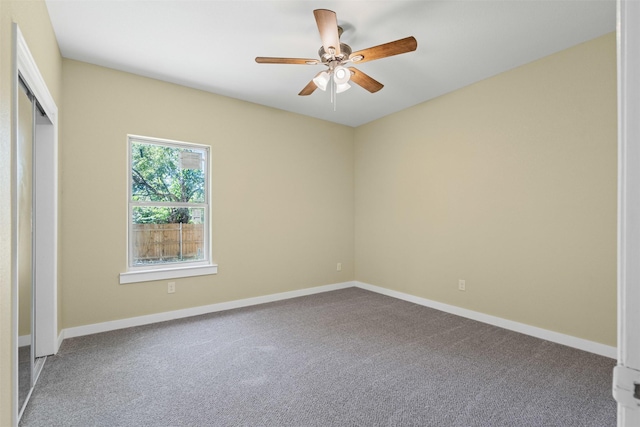 2636 Carter Ave, Fort Worth, TX 76103 - unfurnished bedroom with carpet floors, baseboards, and a closet