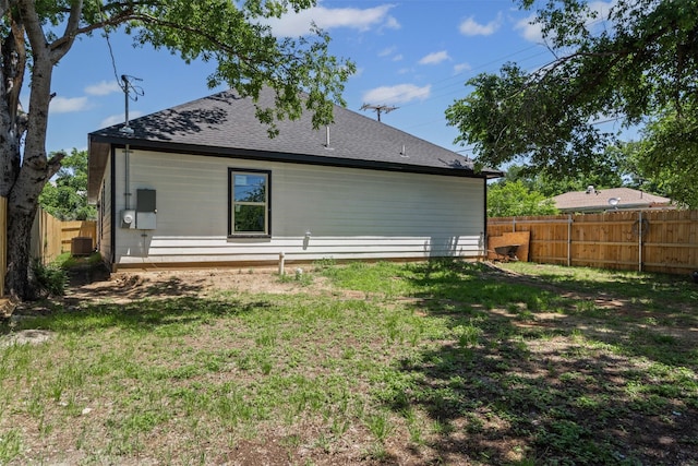 2636 Carter Ave, Fort Worth, TX 76103 - back of house featuring a shingled roof and central AC