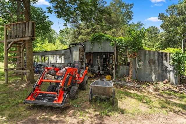 7928 Farm Rd Unit 127, Mount Pleasant, TX 75455 - view of yard featuring an outdoor structure