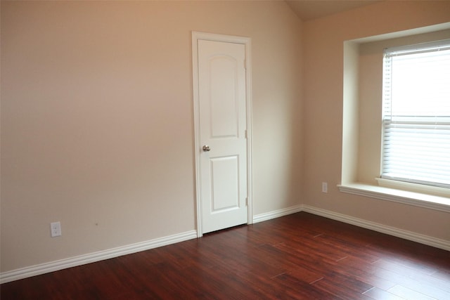 414 Stonecreek Dr, Princeton, TX 75407 - empty room featuring dark wood-type flooring and baseboards