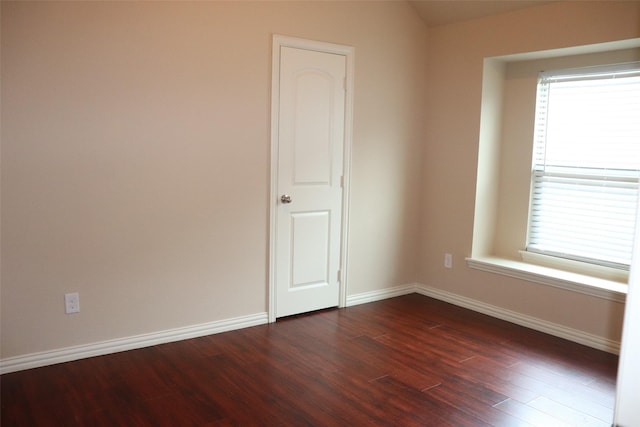 414 Stonecreek Dr, Princeton, TX 75407 - empty room featuring baseboards and dark wood-type flooring