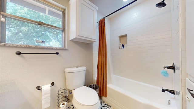 1408 Briarwood Blvd, Arlington, TX 76013 - full bath featuring shower / bathtub combination with curtain and toilet