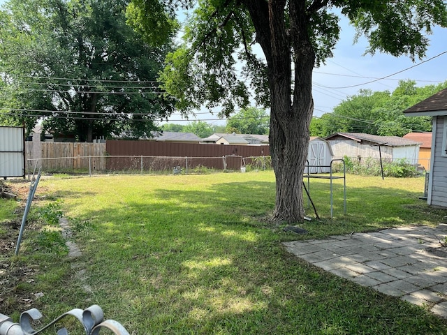2836 Modree Ave, Dallas, TX 75216 - view of yard featuring a storage shed and an outdoor structure