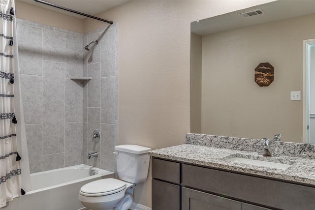412 Lowery Oaks Trl, Fort Worth, TX 76120 - full bath with shower / bath combo, toilet, and vanity