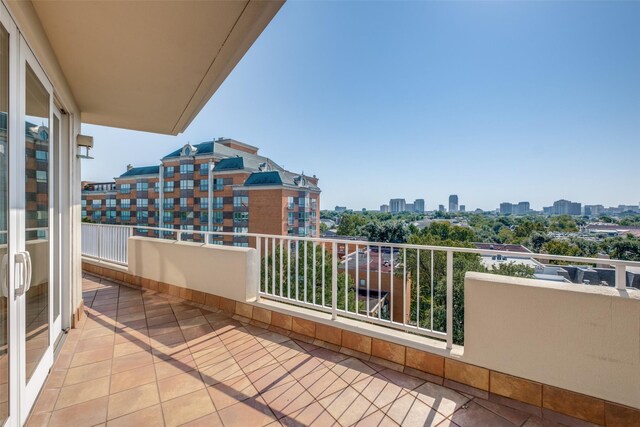 4500 Roland Ave Unit 801, Highland Park, TX 75219 - balcony with a city view