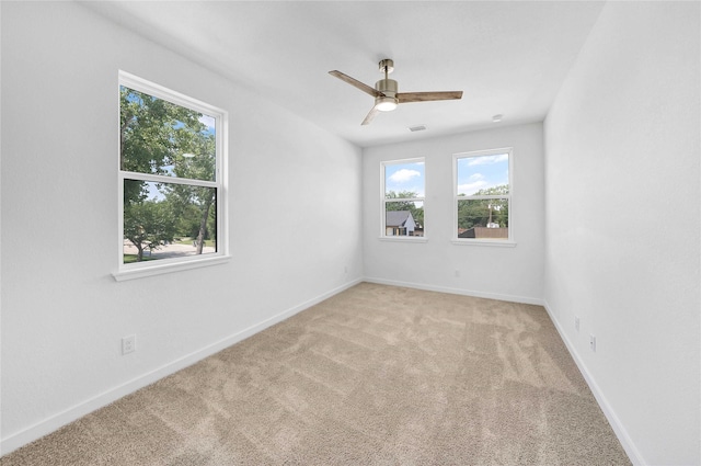 220 E Park St, Little Elm, TX 75068 - carpeted spare room with ceiling fan and baseboards