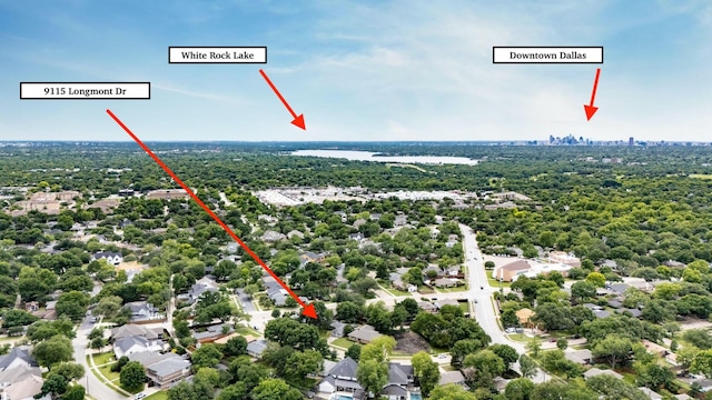 9115 Longmont Dr, Dallas, TX 75238 - drone / aerial view