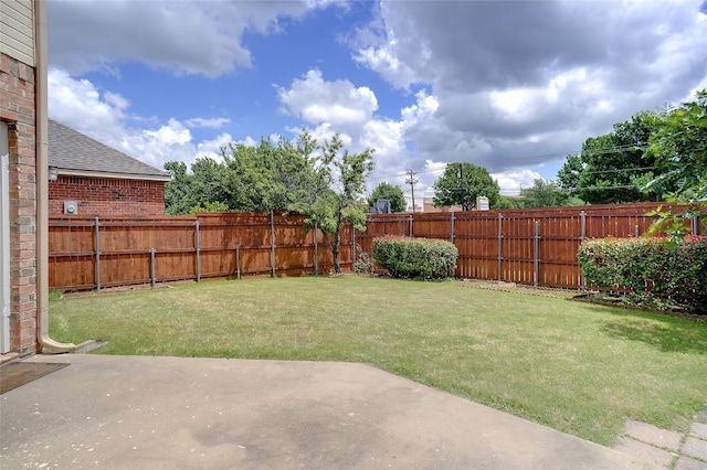 7104 Chandler Dr, Plano, TX 75024 - view of yard with a patio area