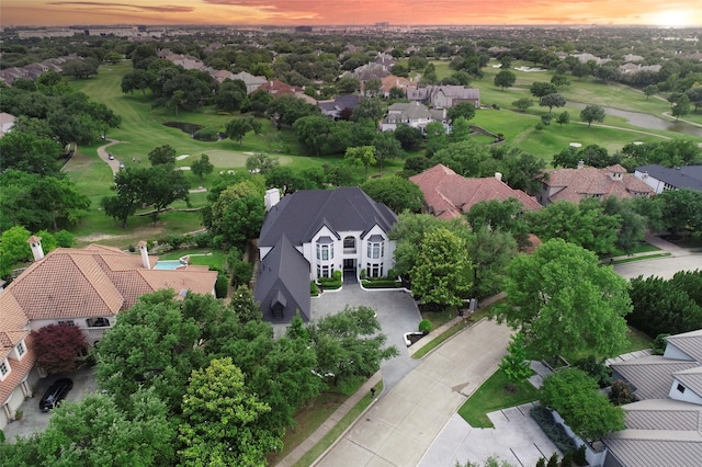 3 Savannah Ridge Dr, Frisco, TX 75034 - aerial view of residential area with a golf course and a nearby body of water