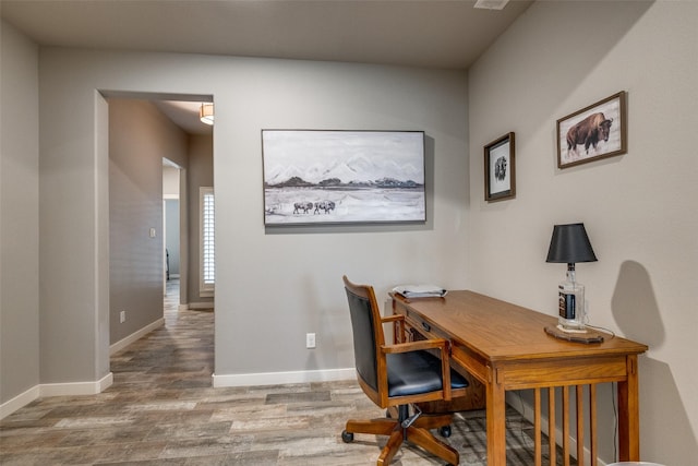 410 Phillips Ct, Mansfield, TX 76063 - office with wood finished floors and baseboards