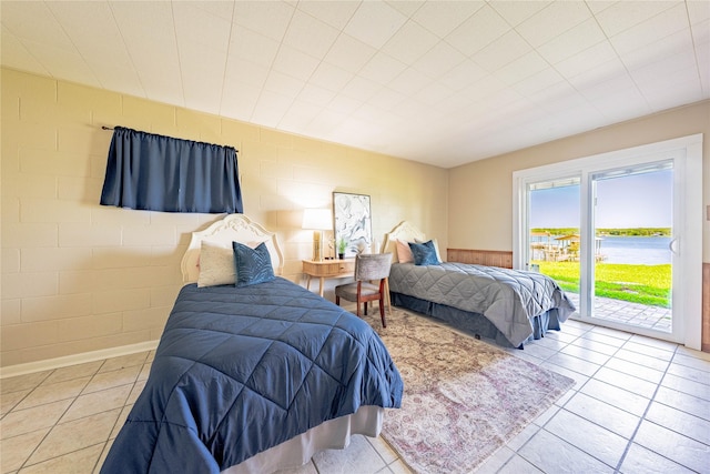 152 Pin Oak, Mabank, TX 75156 - bedroom featuring access to outside and tile patterned floors