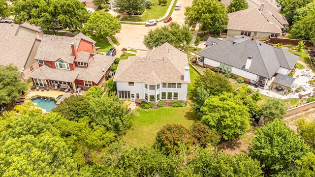 1928 Victoria Cir, Mckinney, TX 75072 - aerial perspective of suburban area with a pool