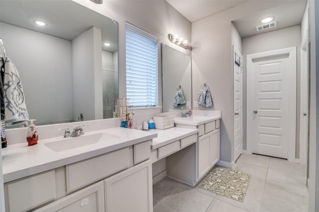 1822 Indigo Creek Ln, Wylie, TX 75098 - bathroom featuring vanity and tile patterned flooring