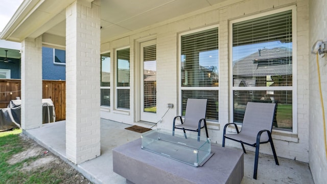 4190 Sandhills Ln, Prosper, TX 75078 - view of patio with fence