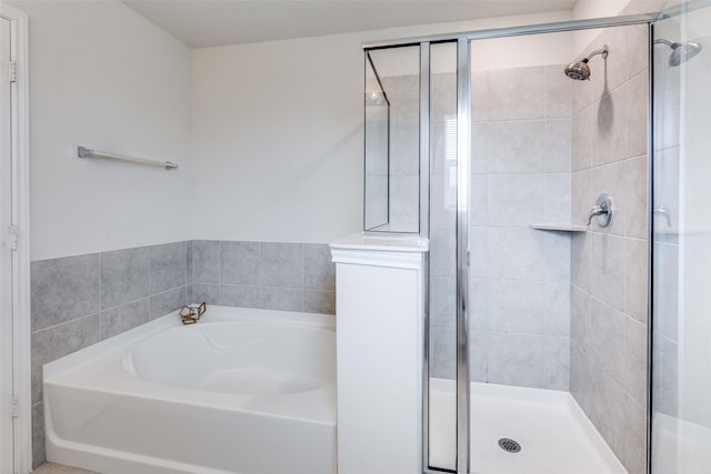5616 Apple Grove Way, Fort Worth, TX 76123 - full bathroom with a shower stall and a garden tub