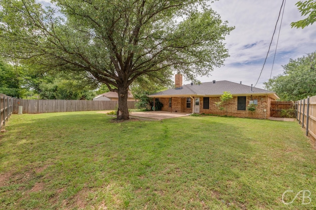 4417 Pamela Dr, Abilene, TX 79606 - view of yard with a patio area