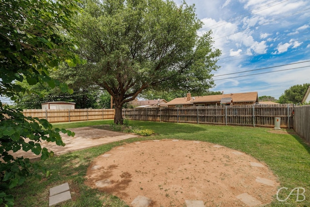4417 Pamela Dr, Abilene, TX 79606 - view of yard with a patio area