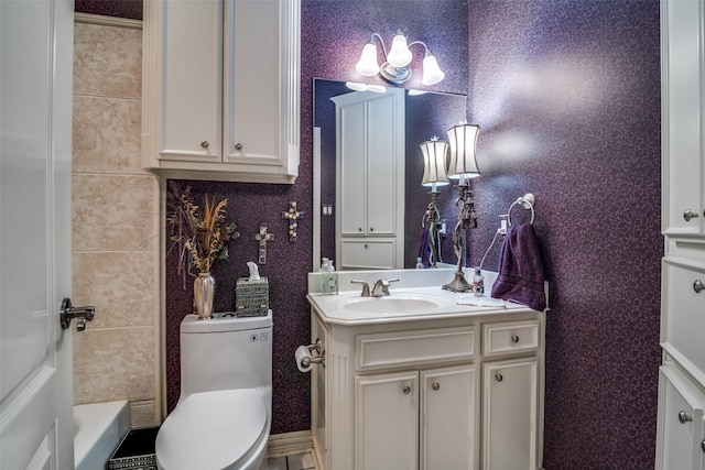 2305 Rosser Ct, Rowlett, TX 75088 - full bath featuring toilet and vanity