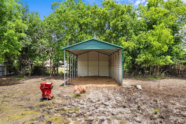 1008 Pleasant Dr, Dallas, TX 75217 - view of yard with a carport, fence, and view of scattered trees