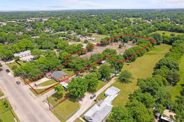 1008 Pleasant Dr, Dallas, TX 75217 - aerial overview of property's location featuring property boundaries highlighted