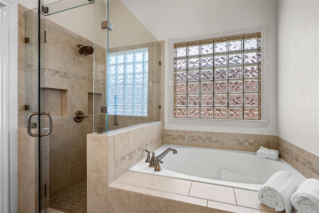 934 Hills Creek Dr, Mckinney, TX 75072 - full bath featuring a stall shower and a garden tub